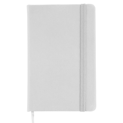 Notebook With Elastic Closure/Expandable Pocket 