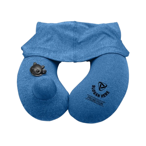 Inflatable Hoodie Neck Pillow 
