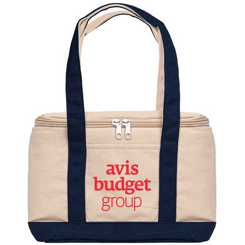 Insulated Cotton Lunch Tote 