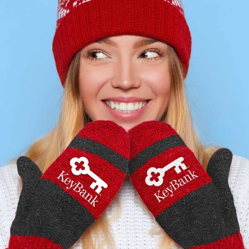 Jacquard Custom Colour Mittens 