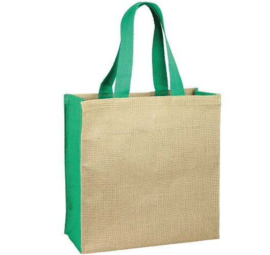 Jute Panelled Carry-All 