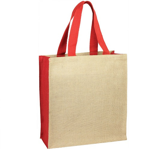 Jute Panelled Carry-All 