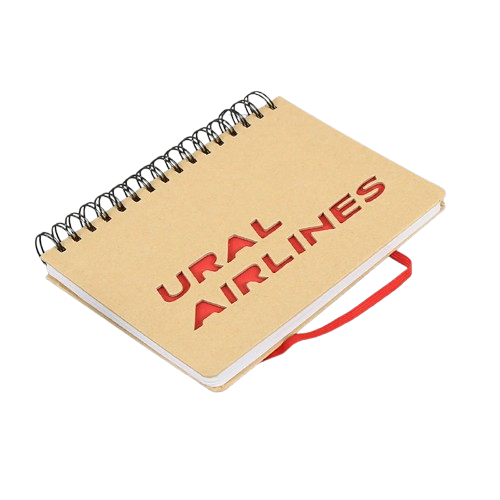 Kraft Paper Cover Spiral Notebook 