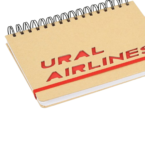 Kraft Paper Cover Spiral Notebook 