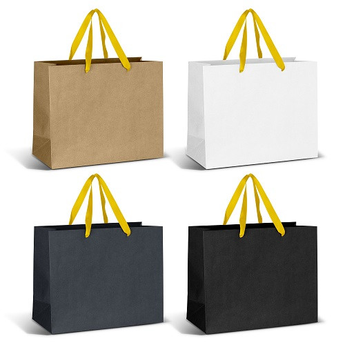 Large Ribbon Handle Paper Bag 