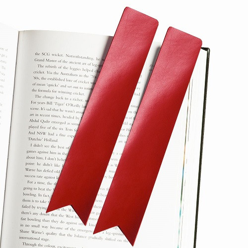 Genuine Leather Bookmark 