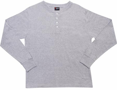 Long Sleeve Henley T-shirts 