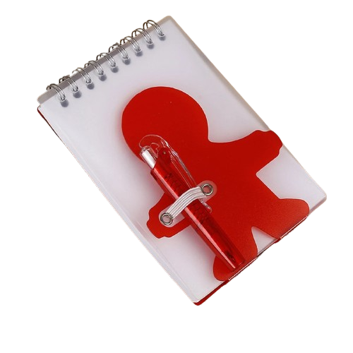 Mini Pocket Notebook with Pen 