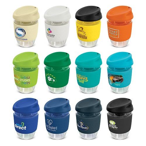 350ml Reusable Glass Coffee Cup