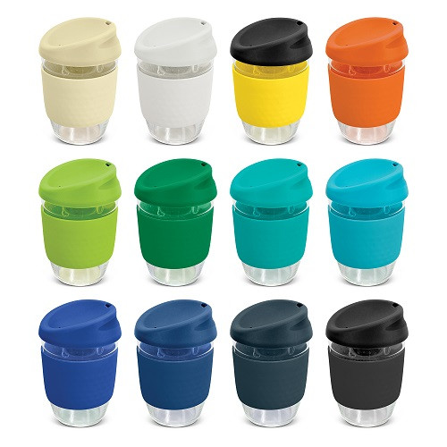350ml Reusable Glass Coffee Cup 