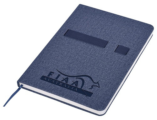 A5 Notebook with phone holder 