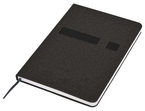 A5 Notebook with phone holder 