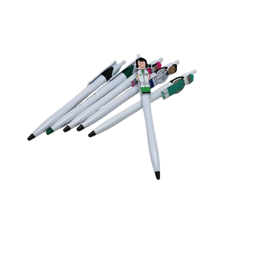 Plastic Pen with Doctor Clip 