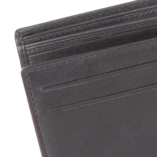 RFID Leather Bifold Wallet 