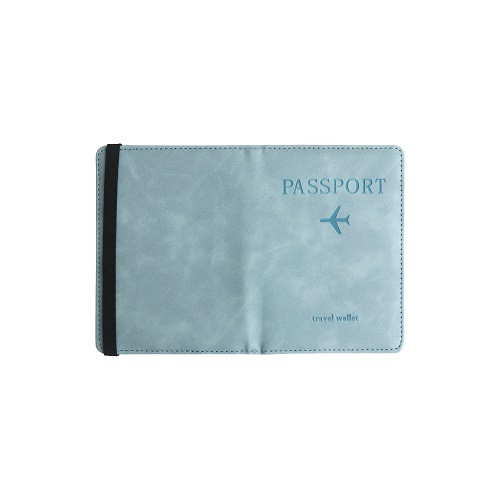 RFID Multifunctional PU Leather Passport Holder 