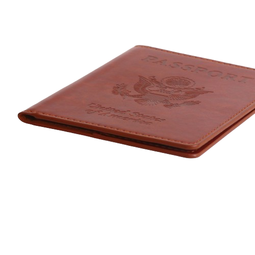 RFID PU Leather Passport Holder 
