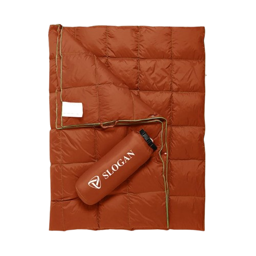 Recycled Travel Puffy Blanket 