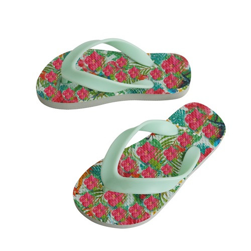 Rubber Talking Footprint Thongs 