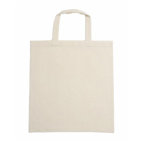 Short Handle Calico Bag 