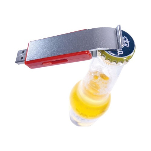 Slide Bottle Opener Flash Drive 
