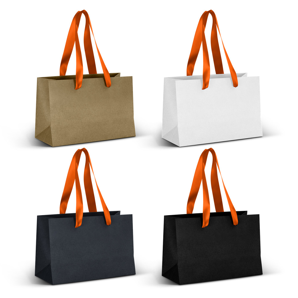 Small Ribbon Handle Paper Bag 