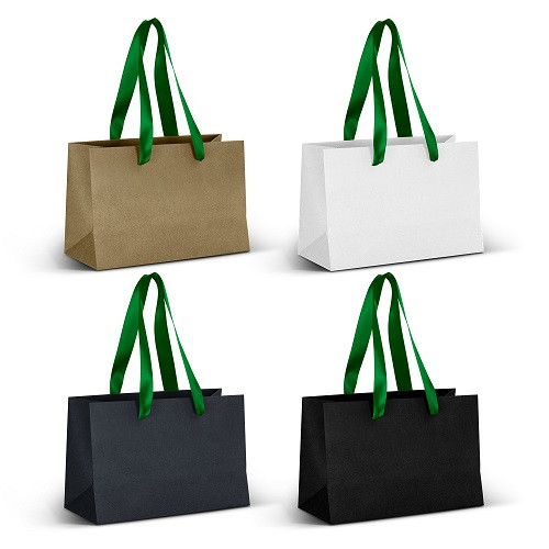 Small Ribbon Handle Paper Bag 