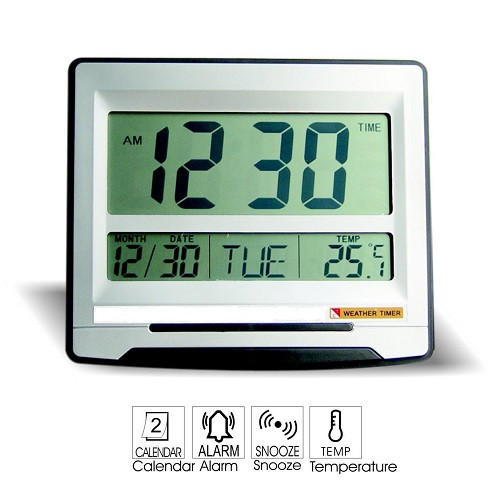 Solar Digital Clock / Weather Station 