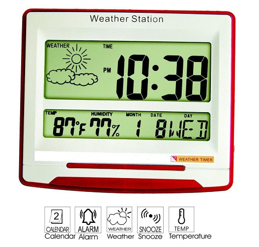 Solar Digital Clock / Weather Station 