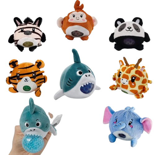 Squeezing Beadie Buddies Plush Squishy Toy