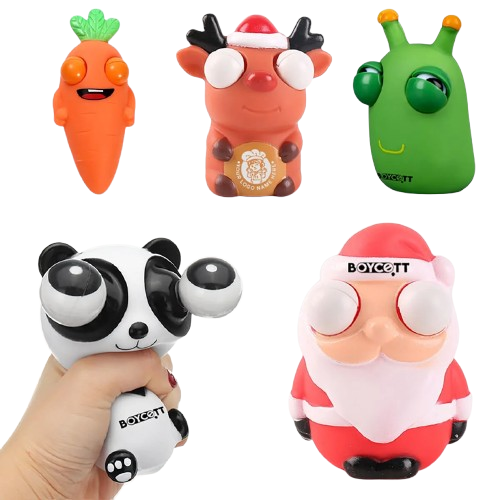 Squeezing Pop Burst Eye Squishy Toy