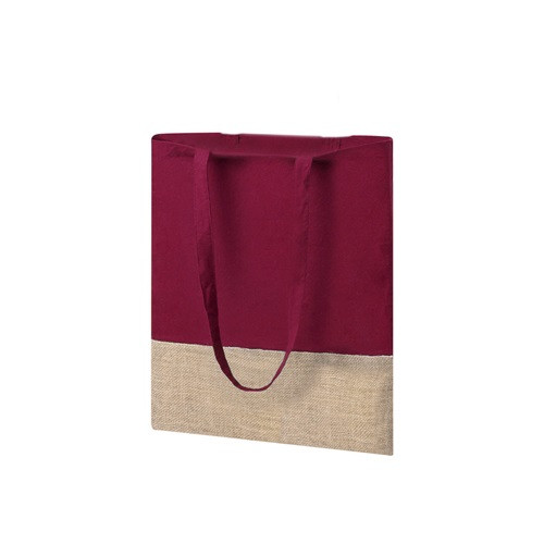 Suelva 100% Cotton and Jute Tote Bag