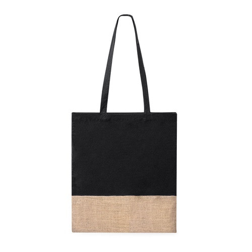 Suelva 100% Cotton and Jute Tote Bag 