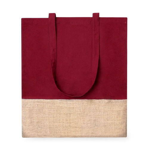 Suelva 100% Cotton and Jute Tote Bag 