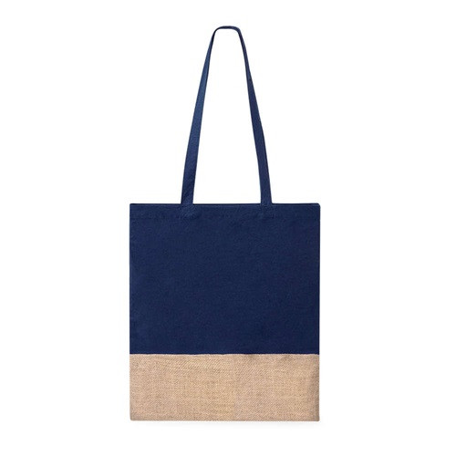 Suelva 100% Cotton and Jute Tote Bag 