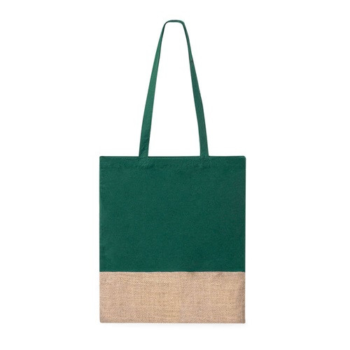 Suelva 100% Cotton and Jute Tote Bag 