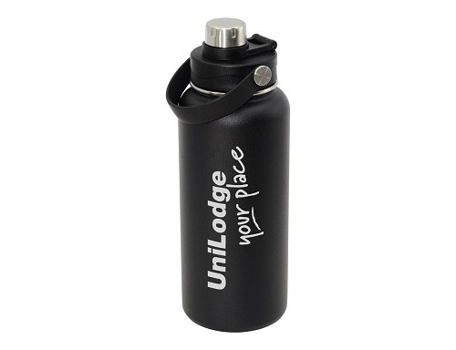 Sumo 1Lt Vacuum Bottle, Black