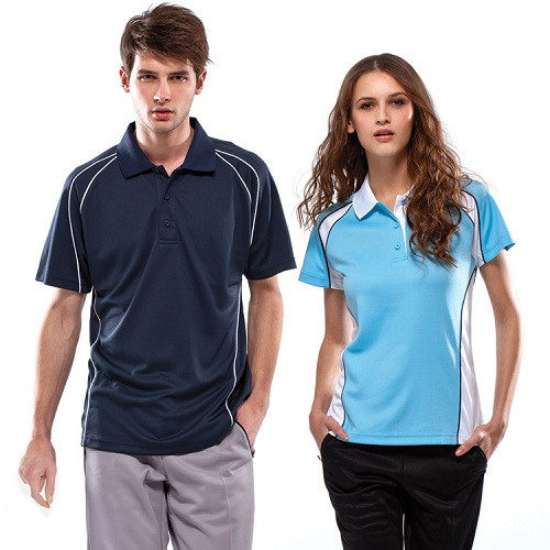Polo Shirt With Contrast Stripe Design