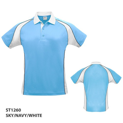 Polo Shirt With Contrast Stripe Design 