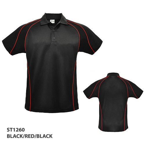Polo Shirt With Contrast Stripe Design 