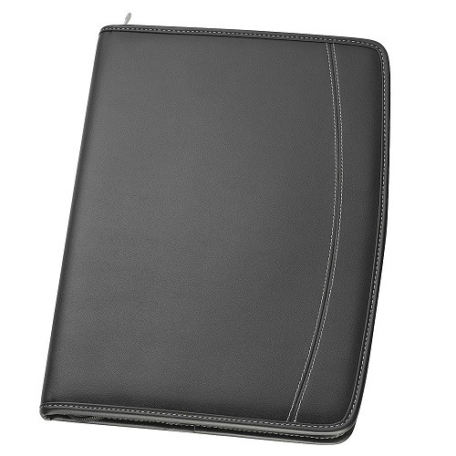 A4 Zippered Compendium with USB Holders 