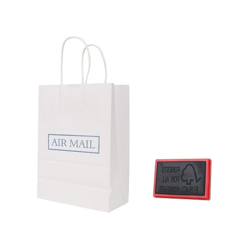 Twisted Handle Kraft Paper Bag (220x270x110mm) 