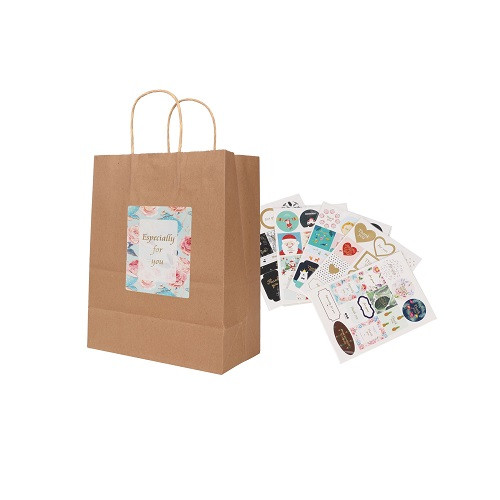 Twisted Handle Kraft Paper Bag (260x330x120mm) 