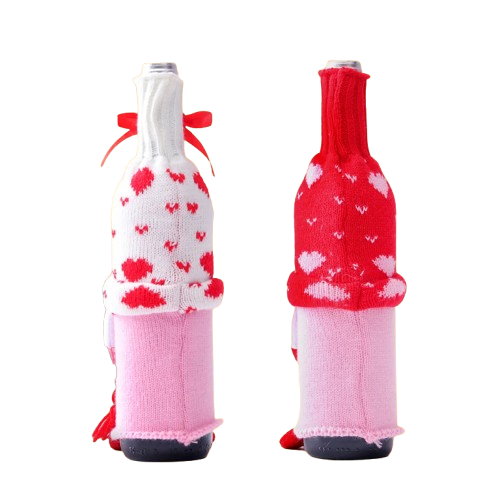 V Day Wine Bottle Cover 