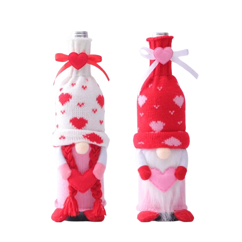 V Day Wine Bottle Cover 