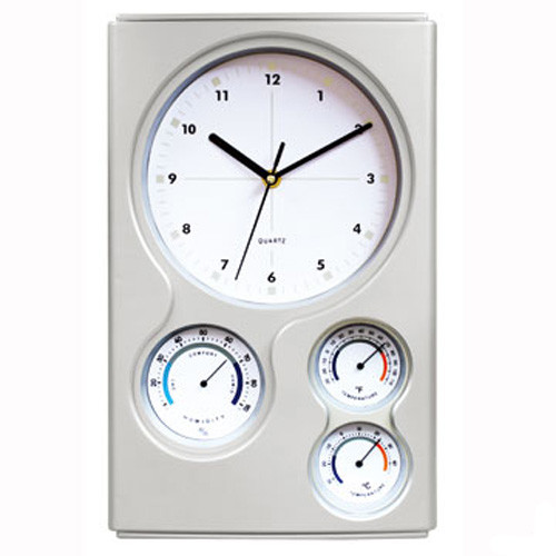 Weather Station Wall Clock 