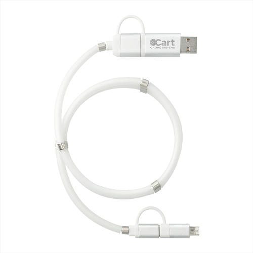 Whirl 5-In-1 Charging Cable with Magnetic Wrap