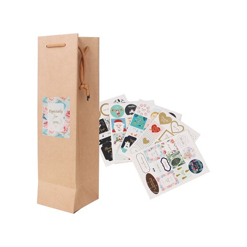 Wine Bottle Paper Bag (100 x 360 x 100mm) 