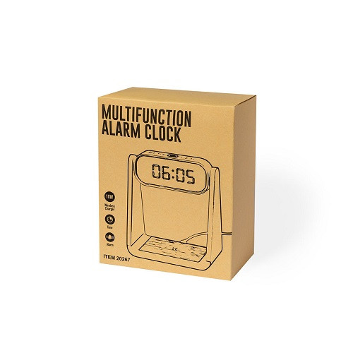 Wireless Charger, Alarm Clock and Light 