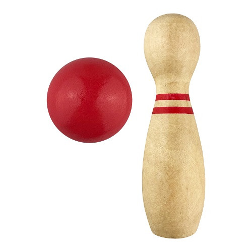 Wooden Bowling Set 