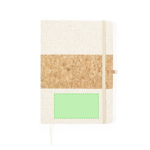 Yacard A5 Notebook with Linen and Cork Cover 
